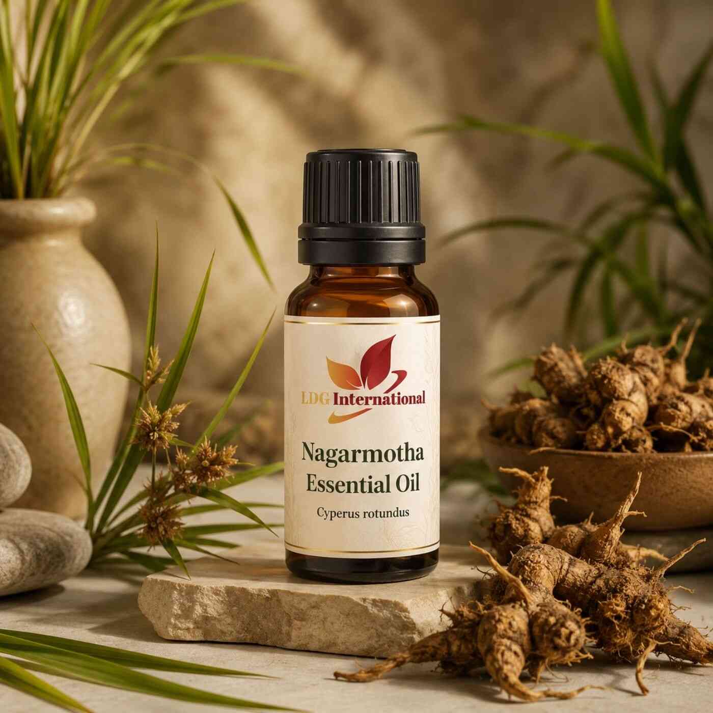 Aceite Esencial de Nagarmotha Cyperus rotundus de LDG International